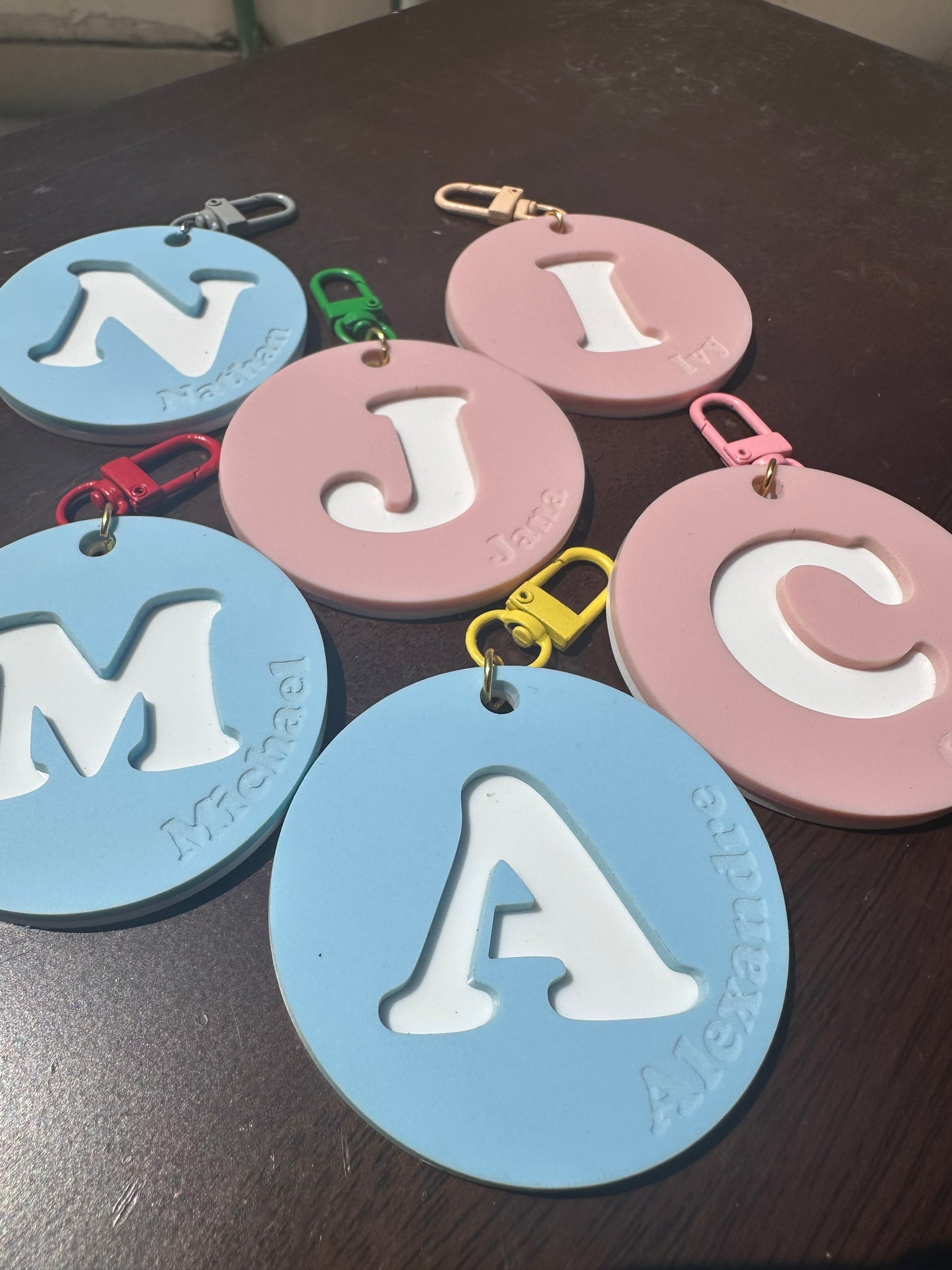 Letter Keychain