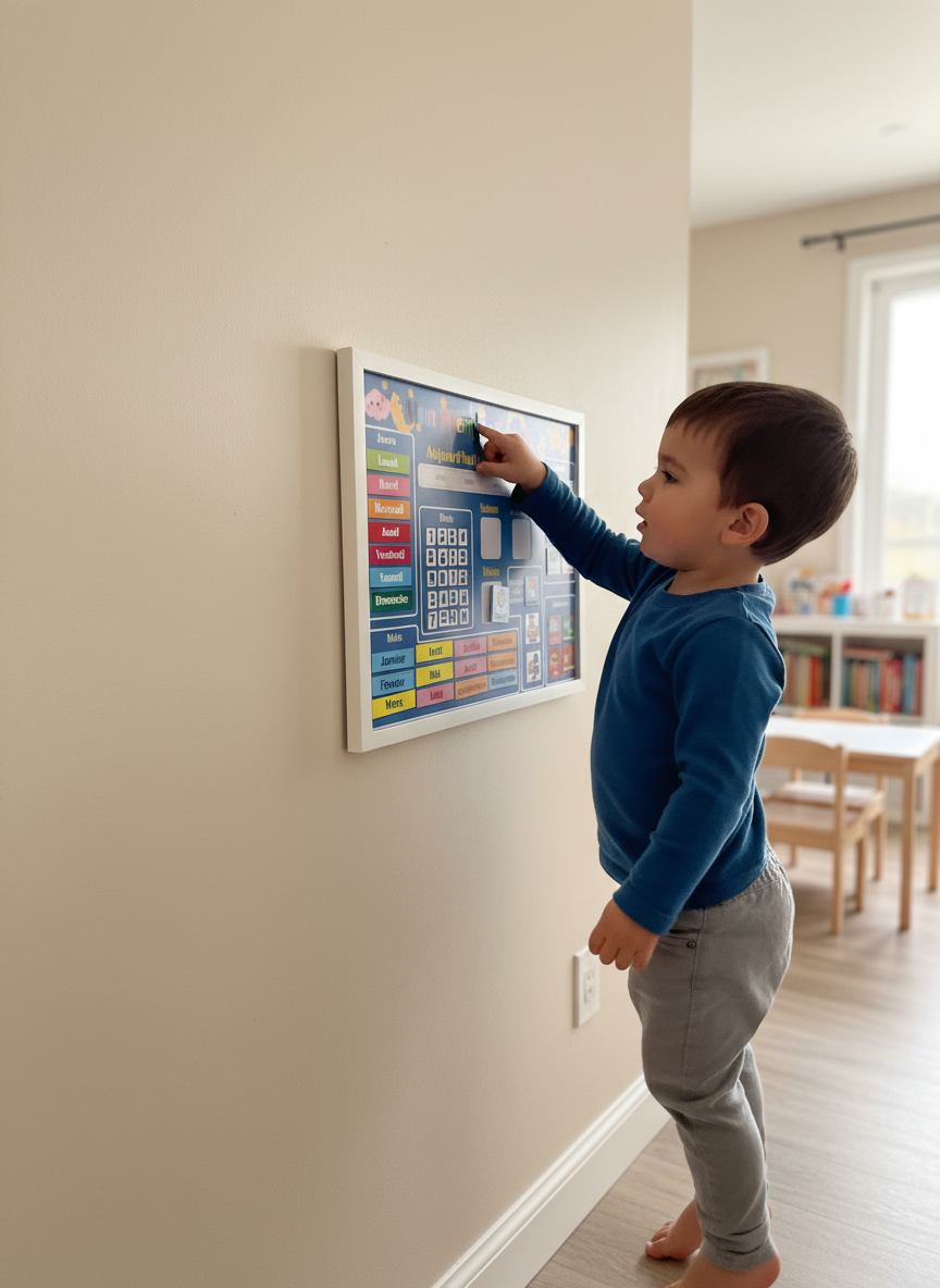 My First Calendar Magnetic Board