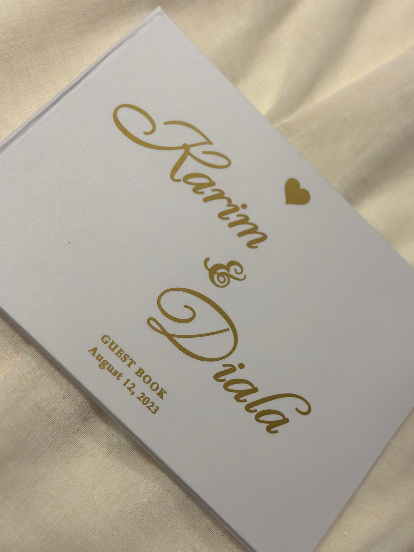Guest Book Hard Cover