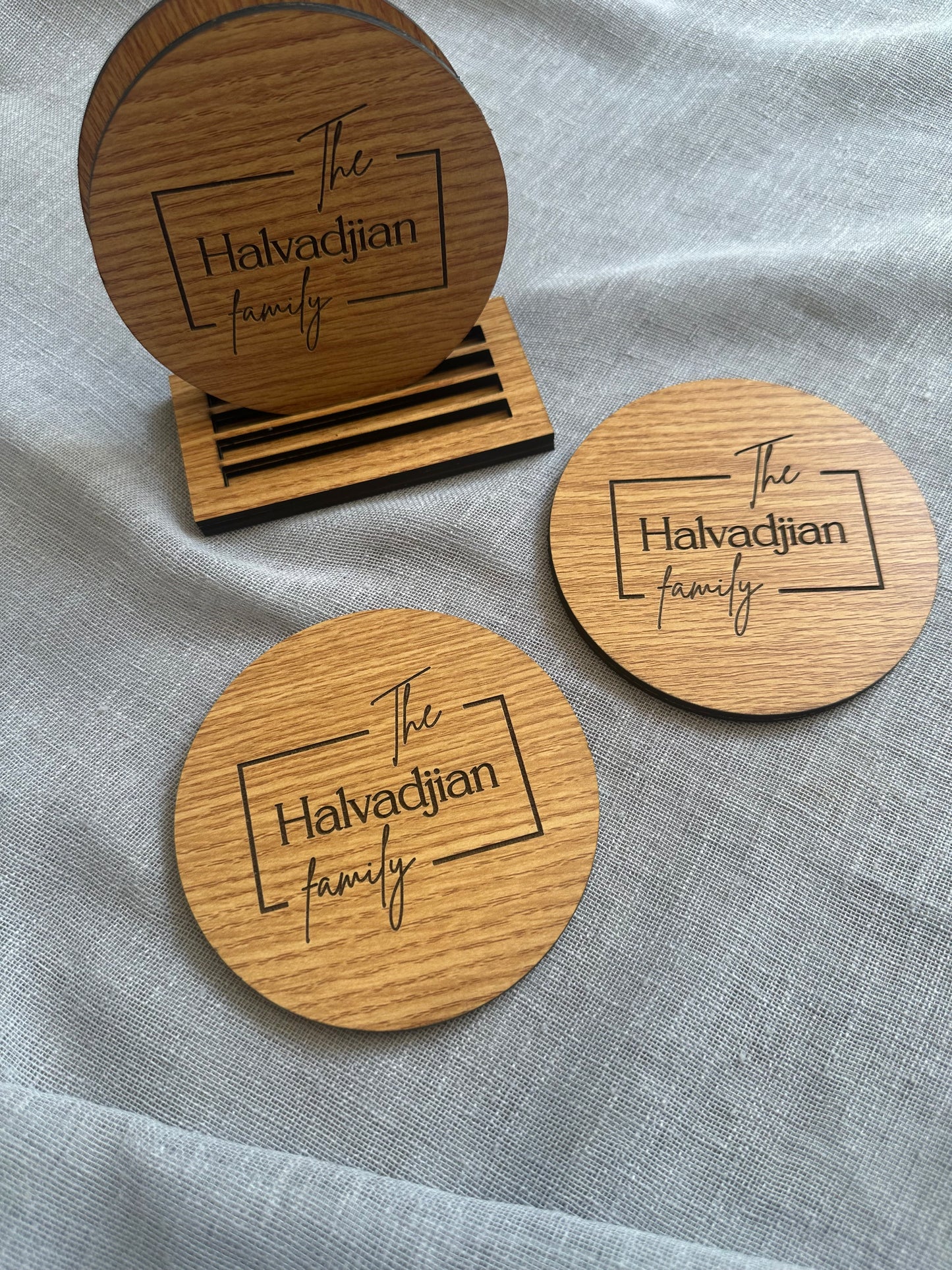 Wood coasters
