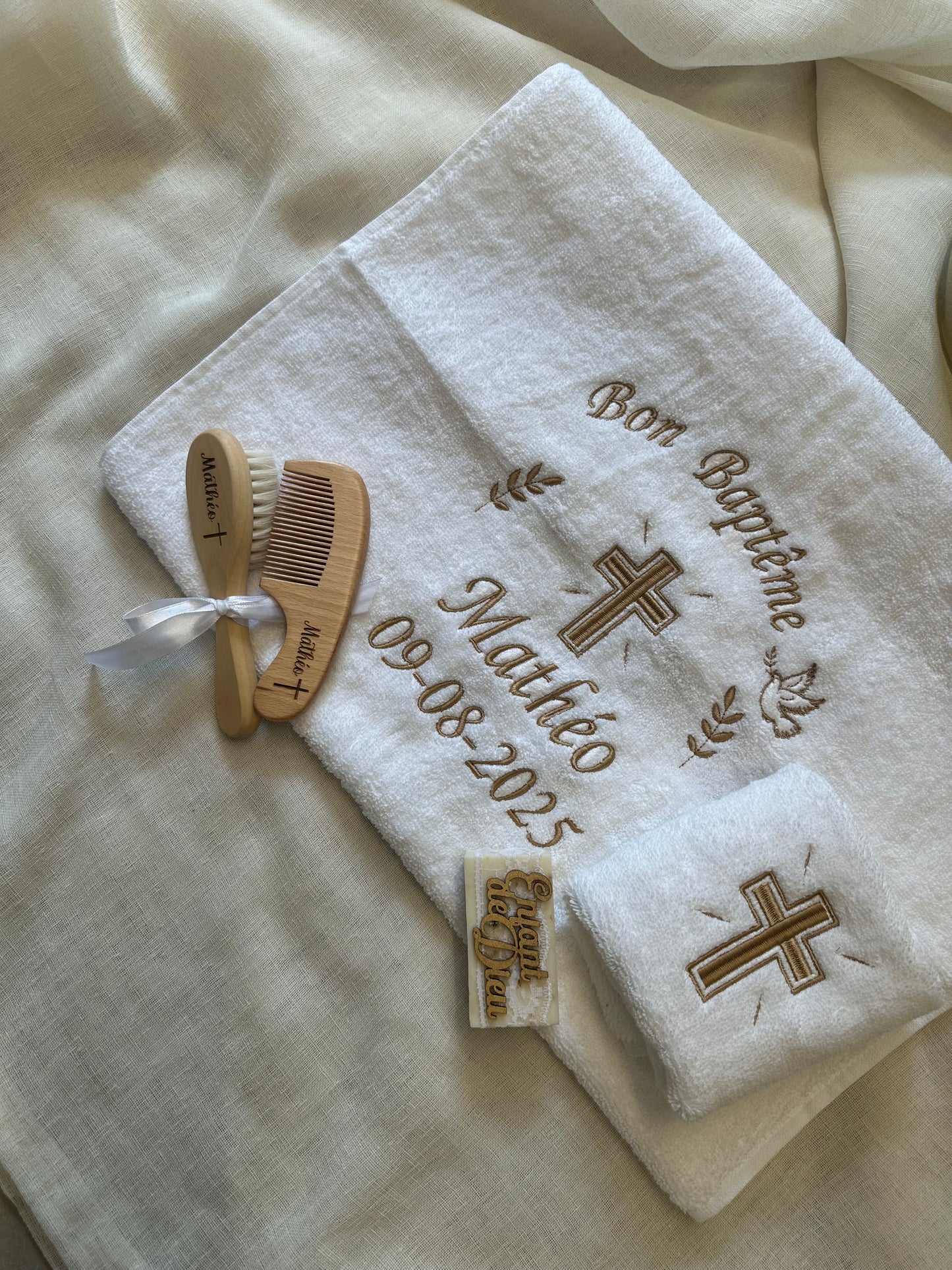 Baptism Towels set (Design 1)