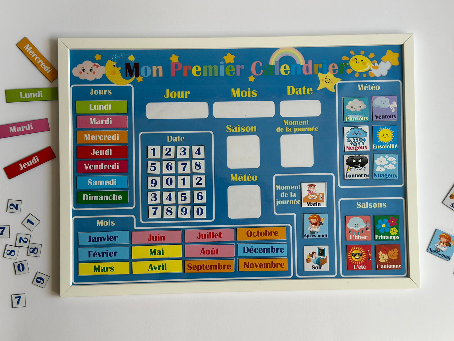 My First Calendar Magnetic Board