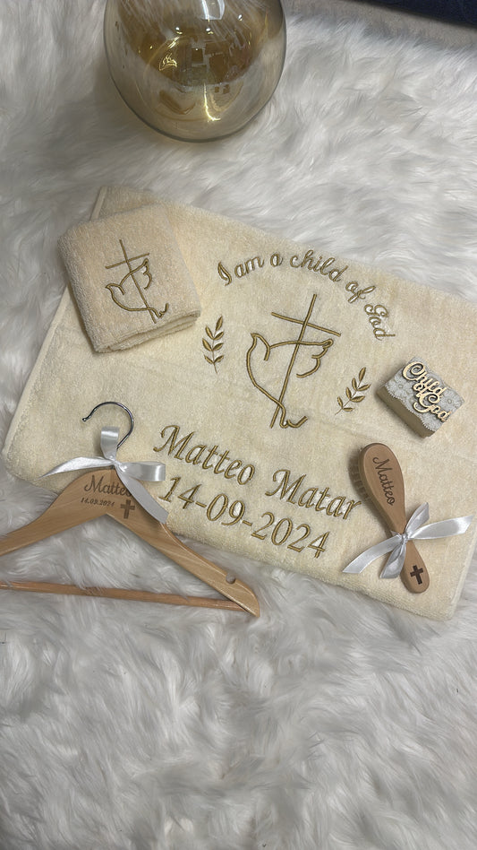 Baptism Towels set (Design 7)