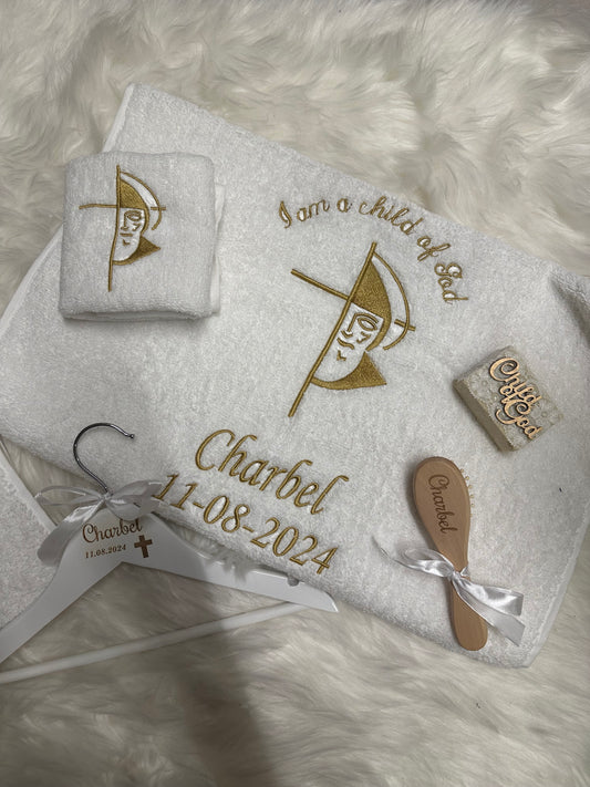 Baptism Towels set (Design 6)