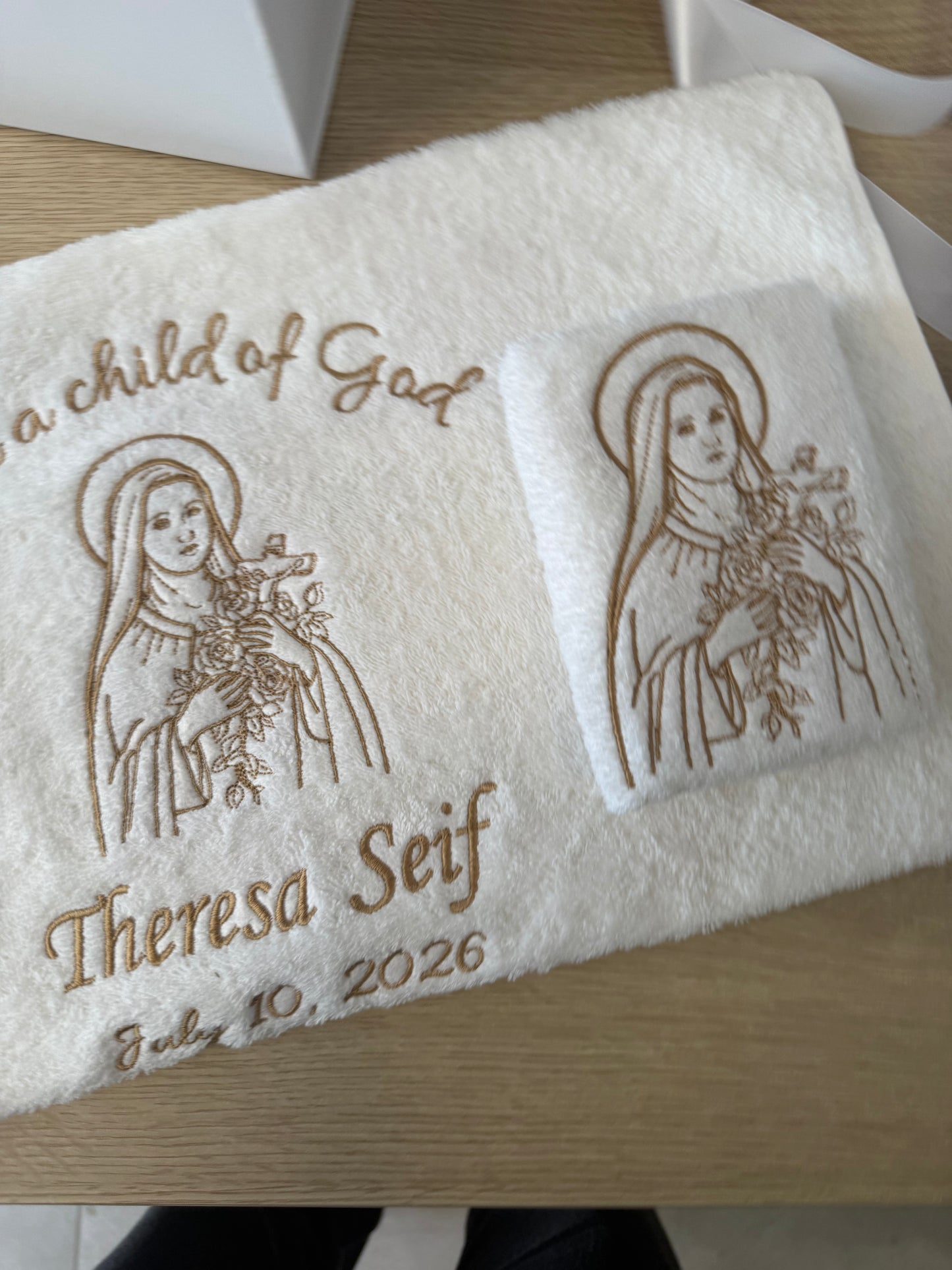 Baptism Towels set (Design 9)