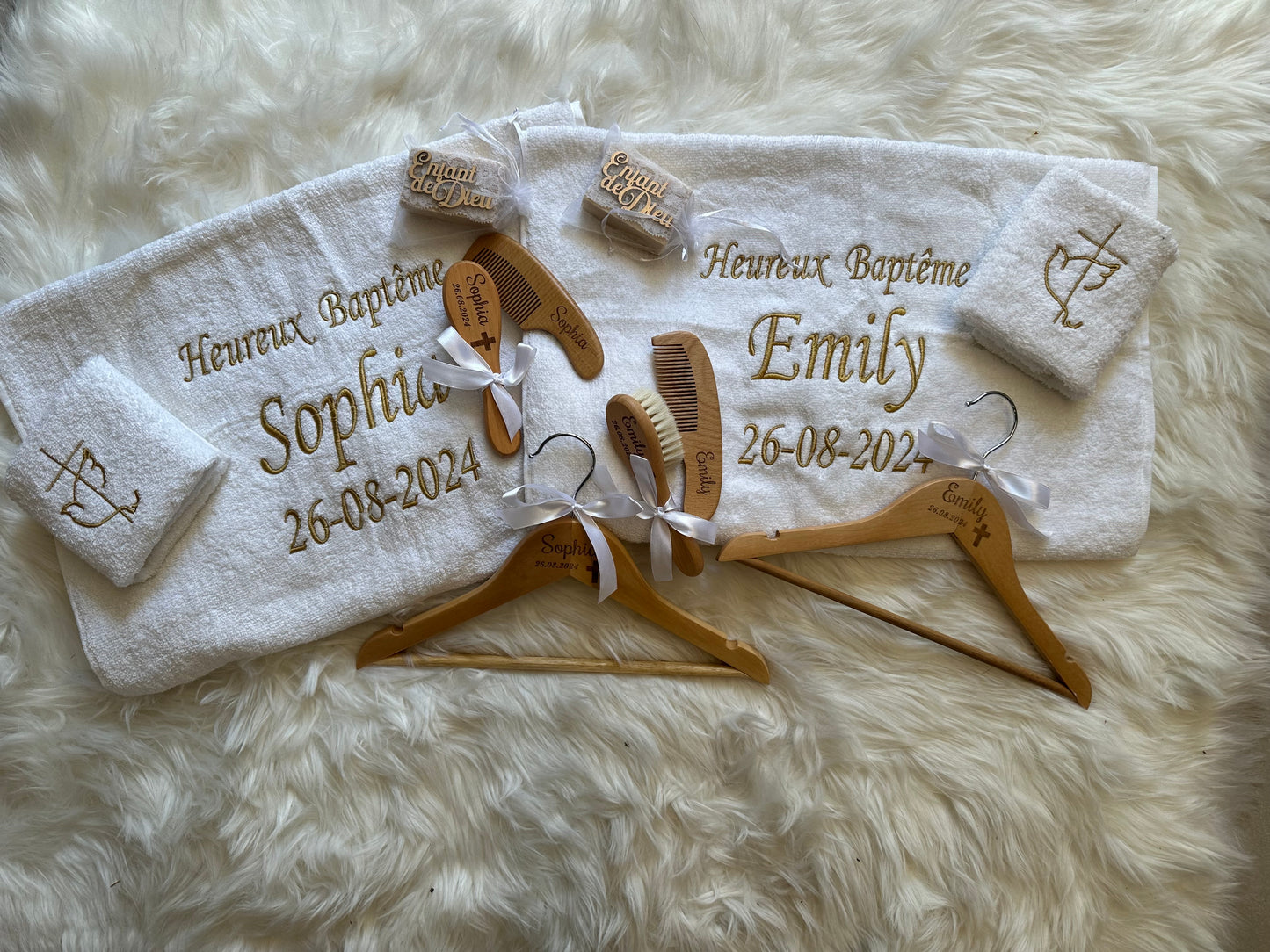 Baptism Towels set (Design 4)