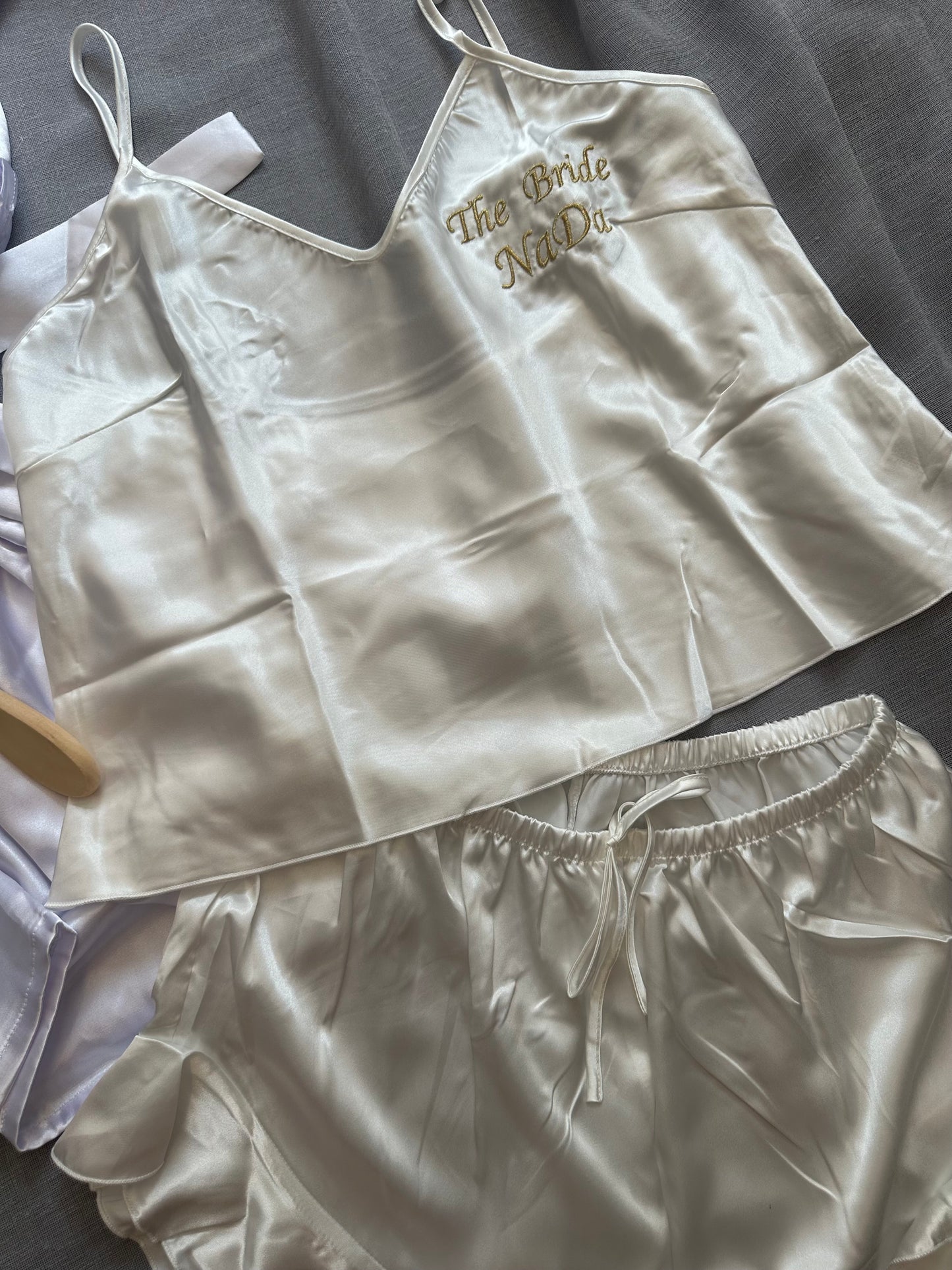 Satin pijamas