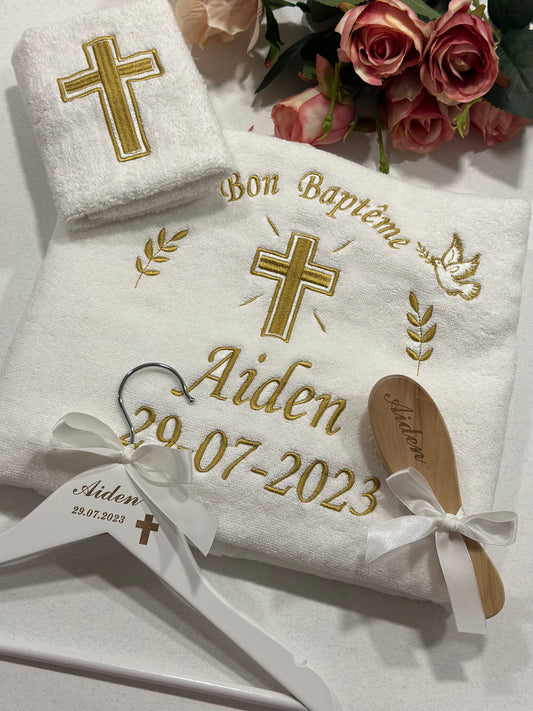 Baptism Towels set (Design 1)