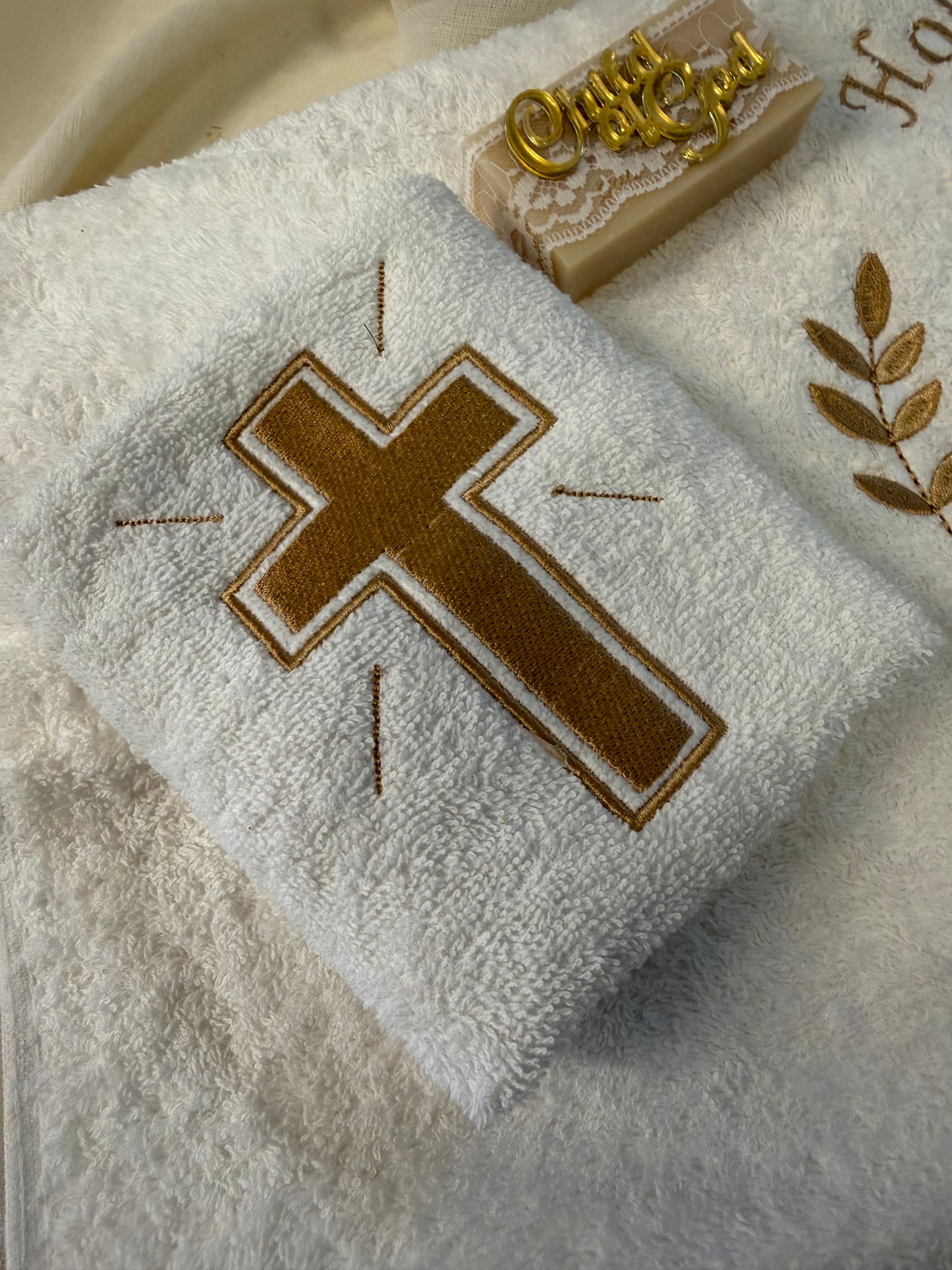 Baptism Towels set (Design 1)