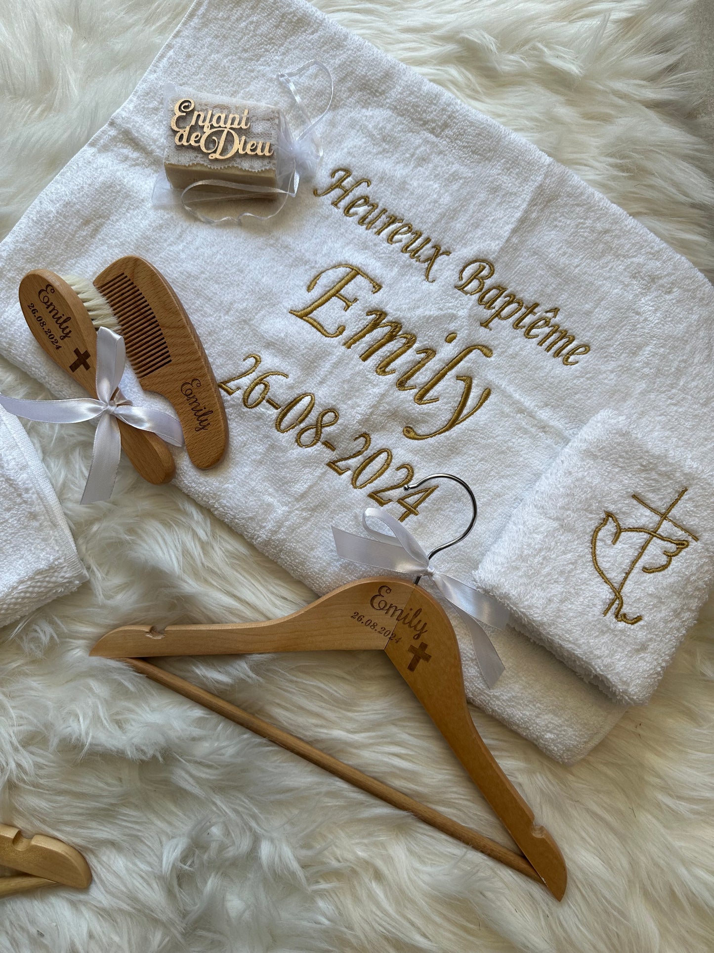 Baptism Towels set (Design 4)