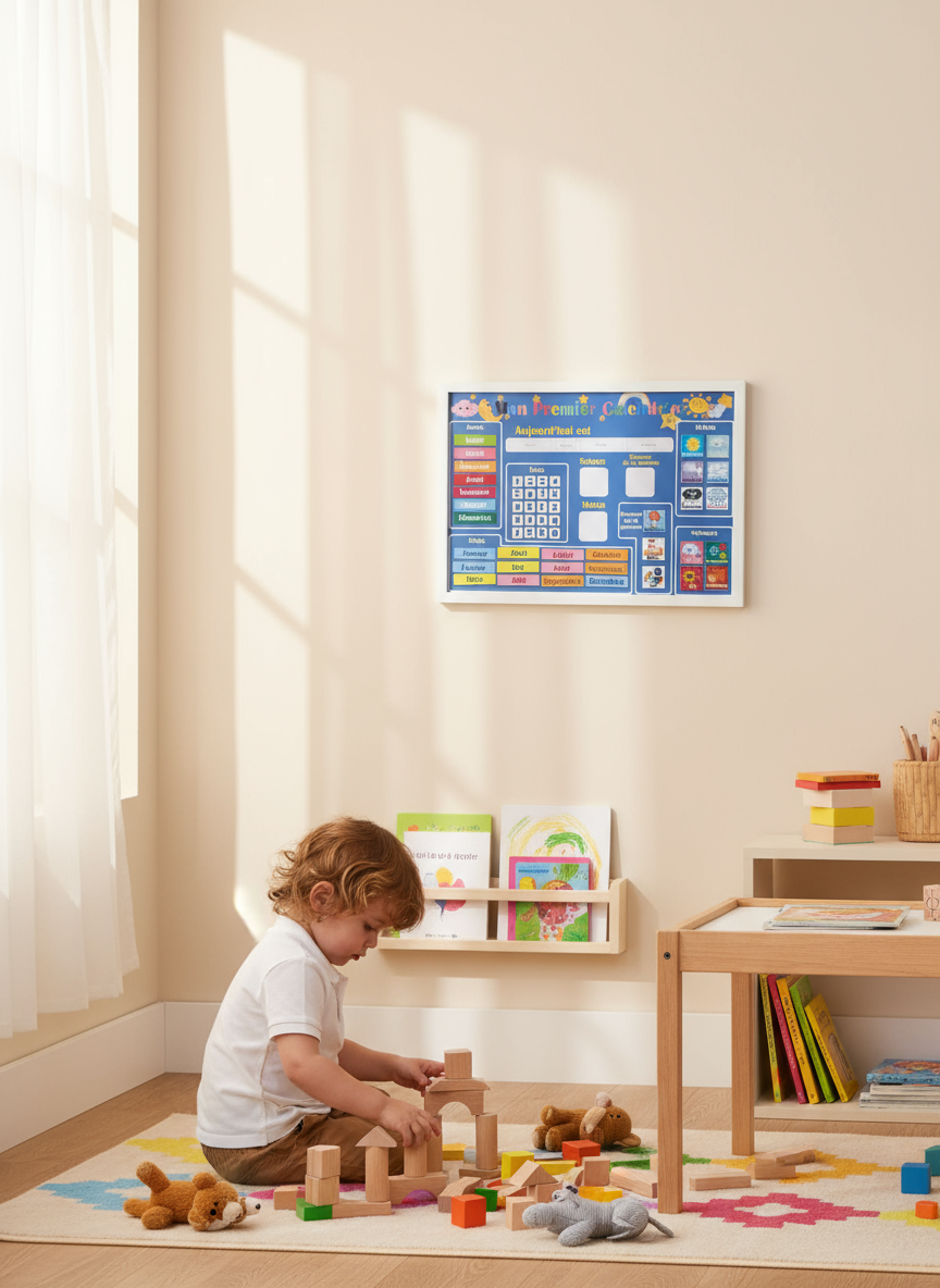 My First Calendar Magnetic Board