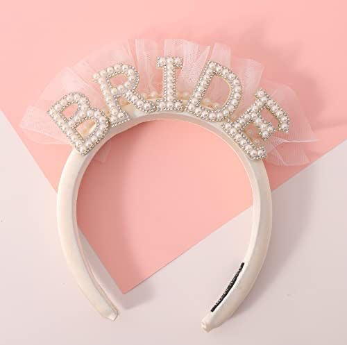 Headband pearl letters