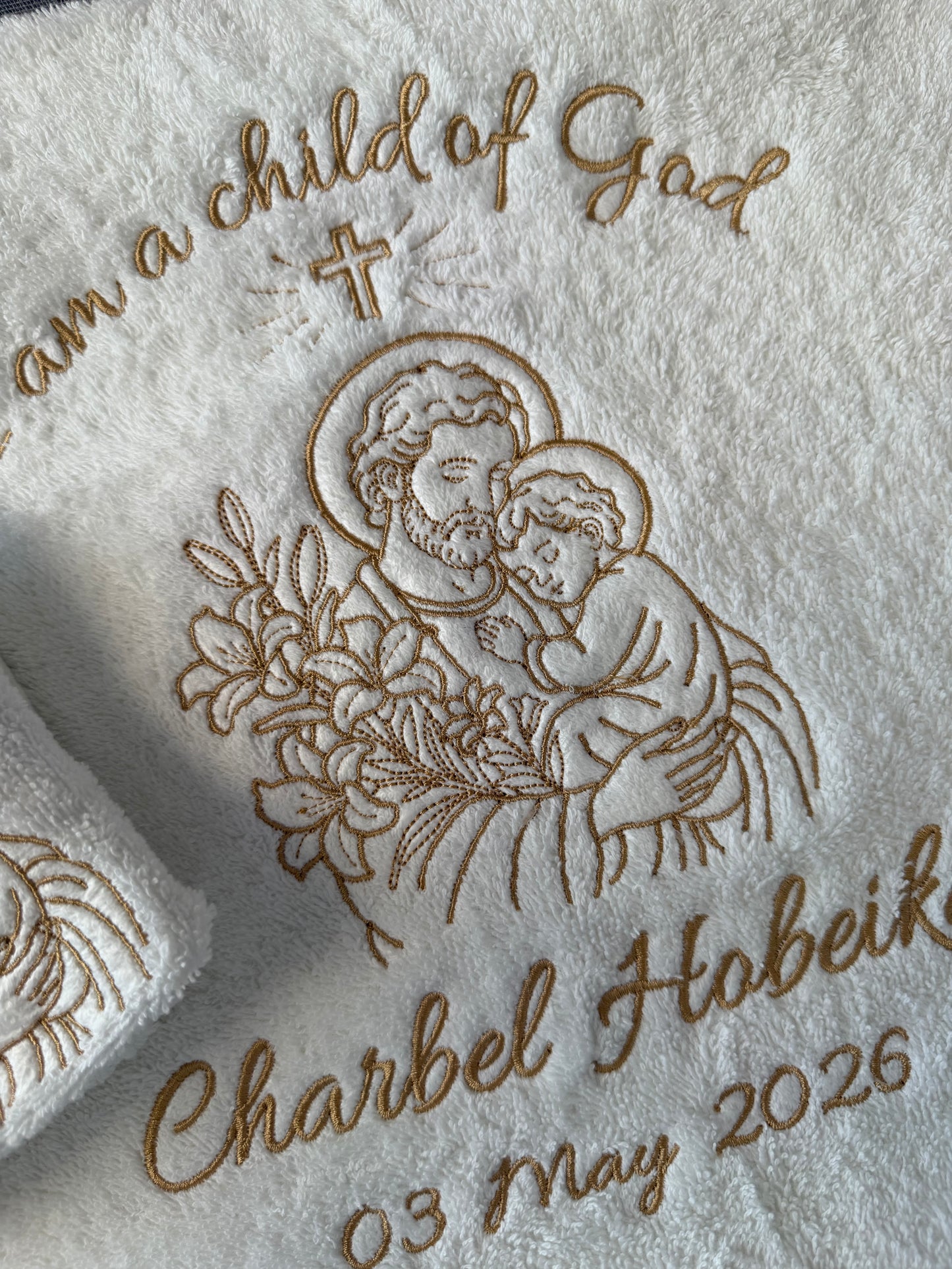 Baptism Towels set (Design 8)