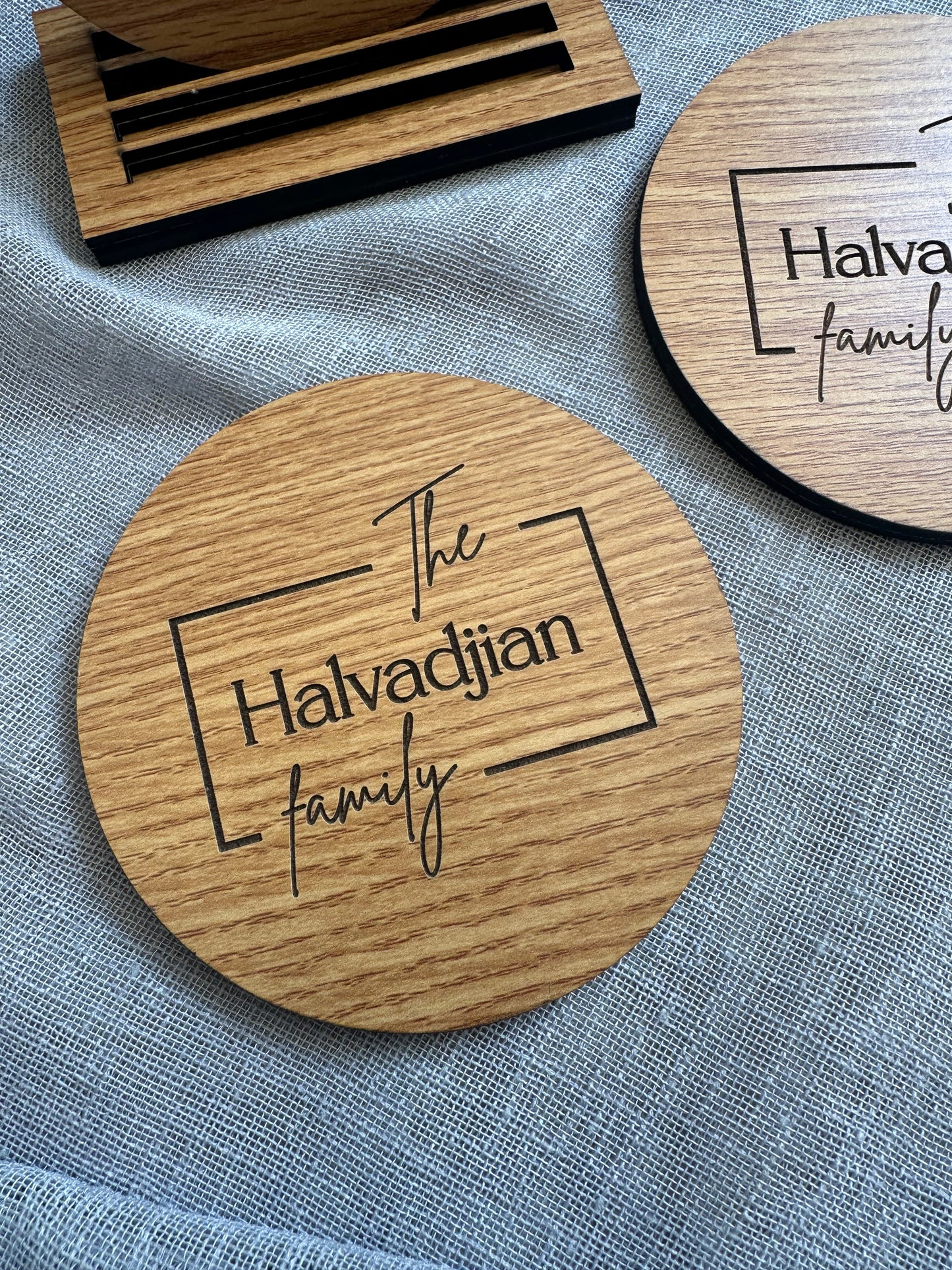 Wood coasters
