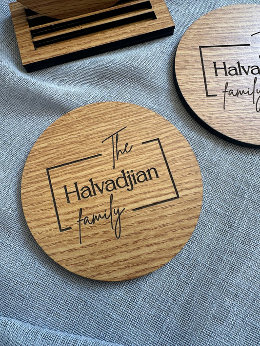 Wood coasters