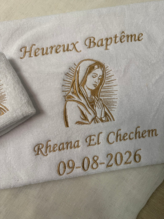 Baptism Towels set (Design 10)