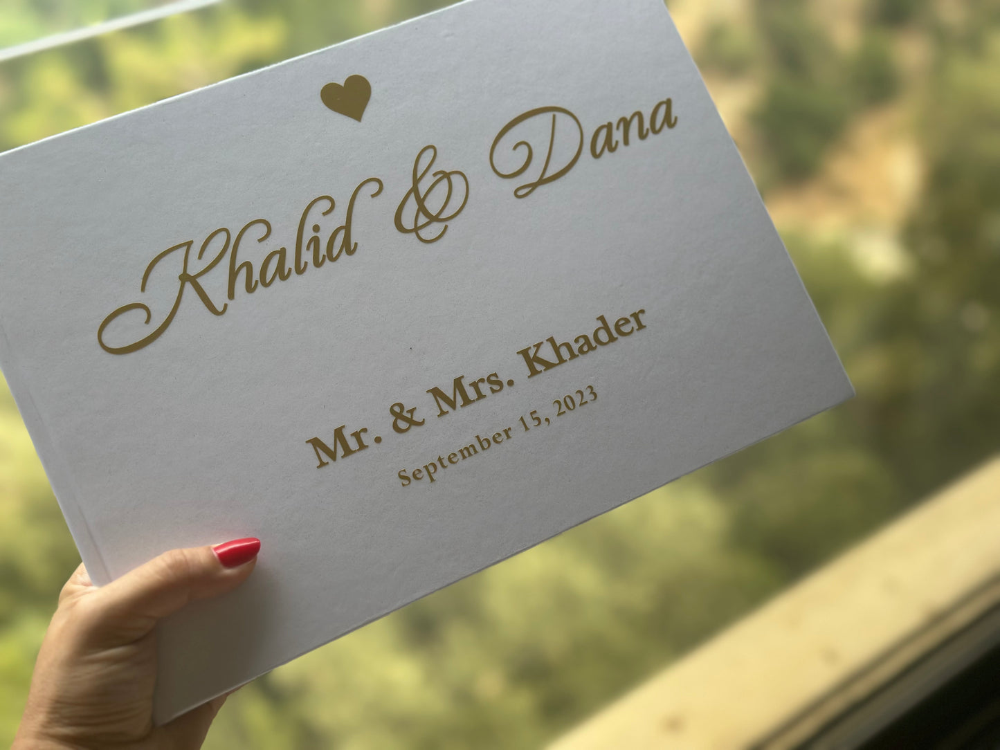 Guest Book Hard Cover