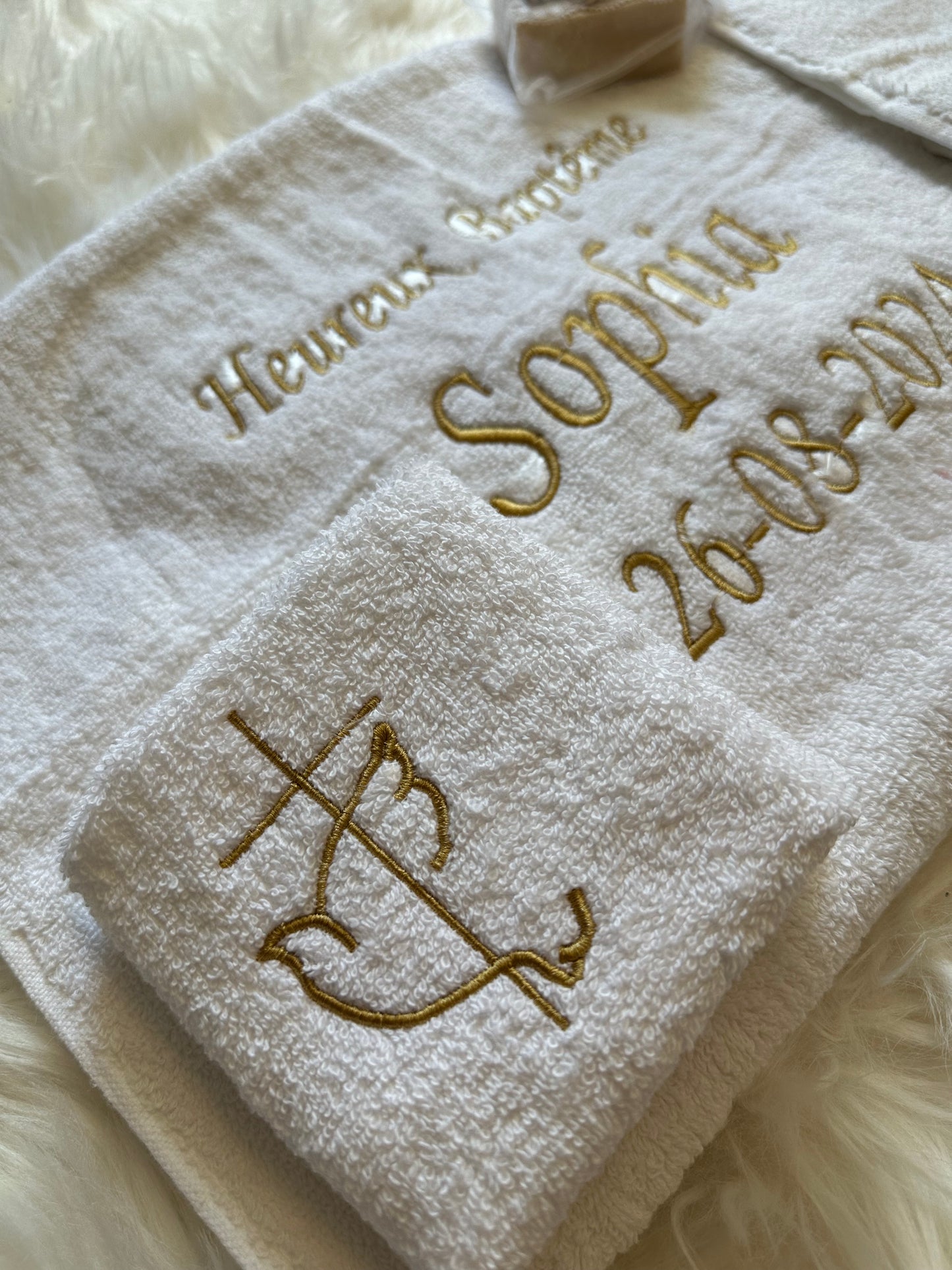 Baptism Towels set (Design 4)