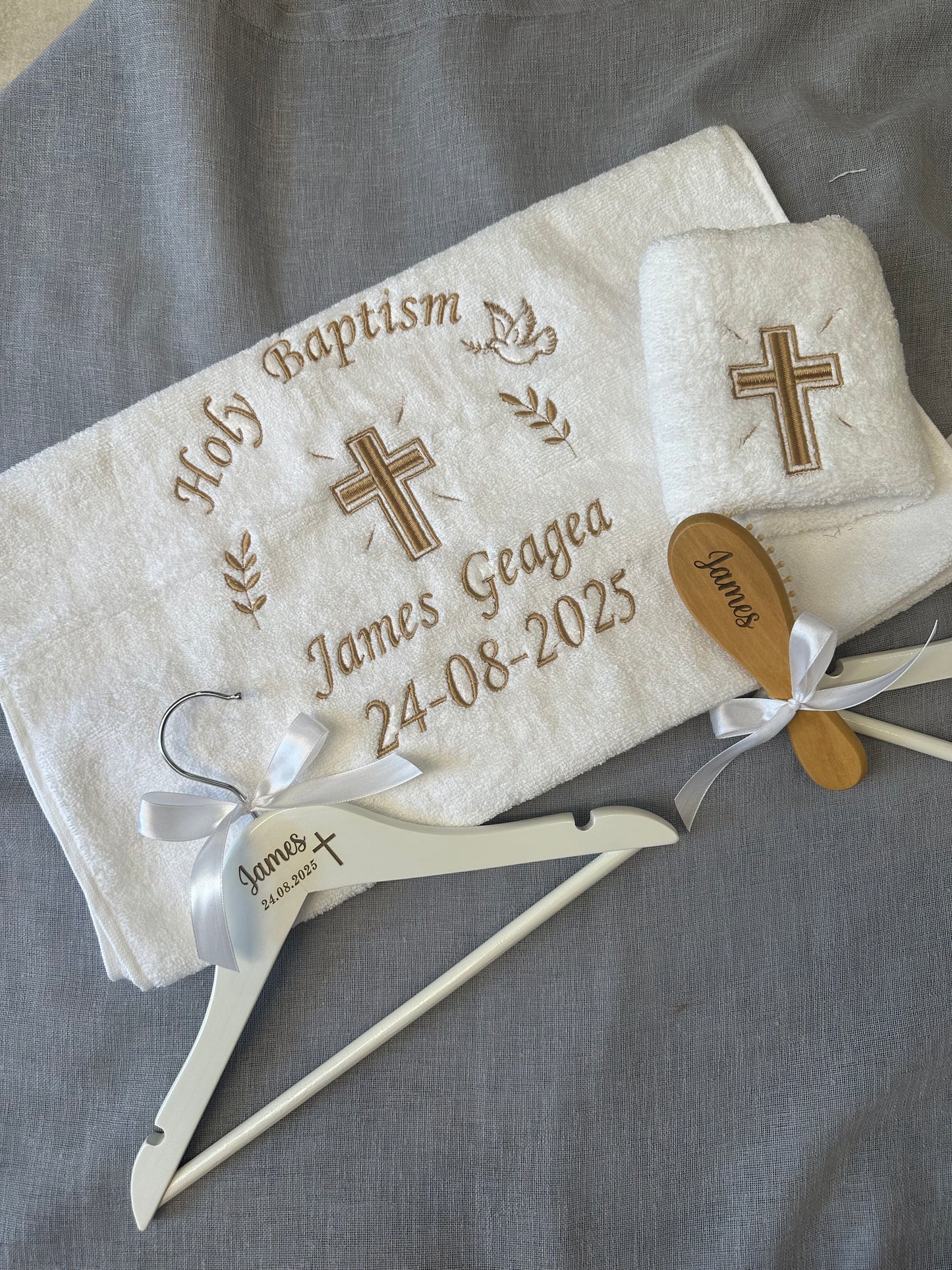 Baptism Towels set (Design 1)