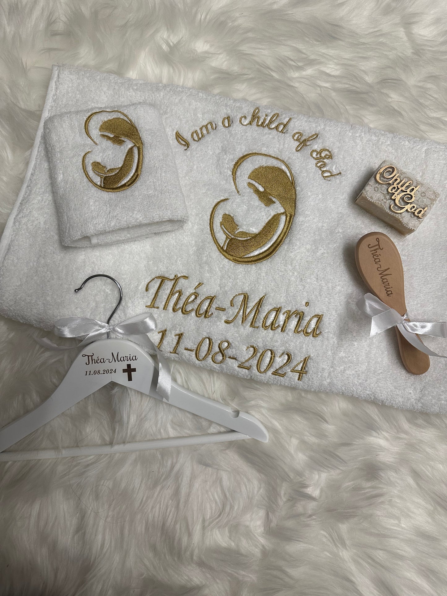 Baptism Towels set (Design 5)