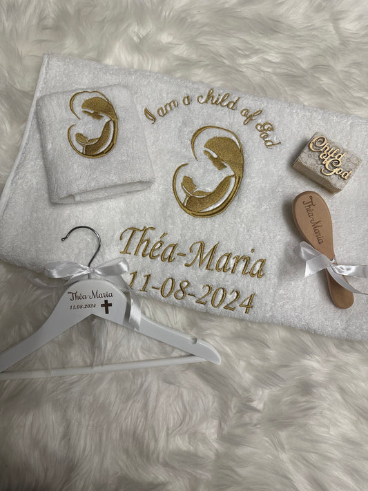 Baptism Towels set (Design 5)