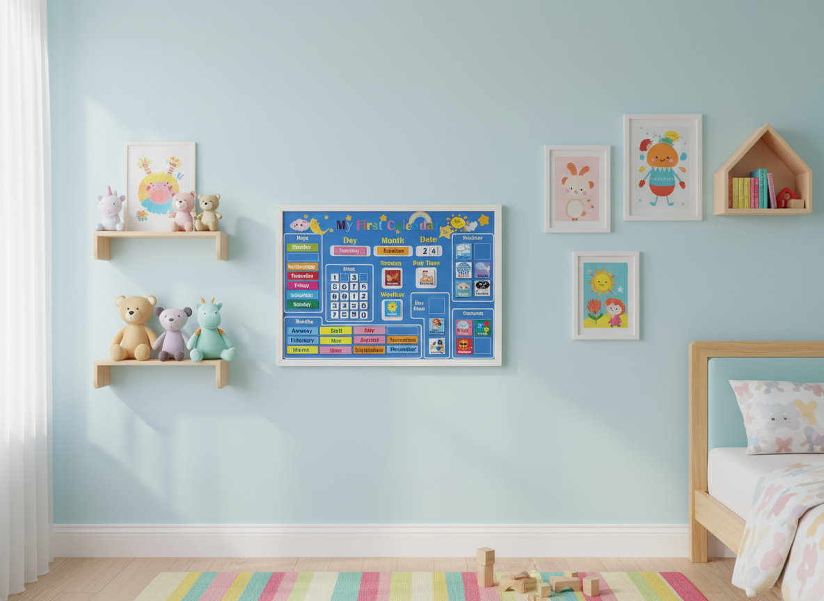 My First Calendar Magnetic Board