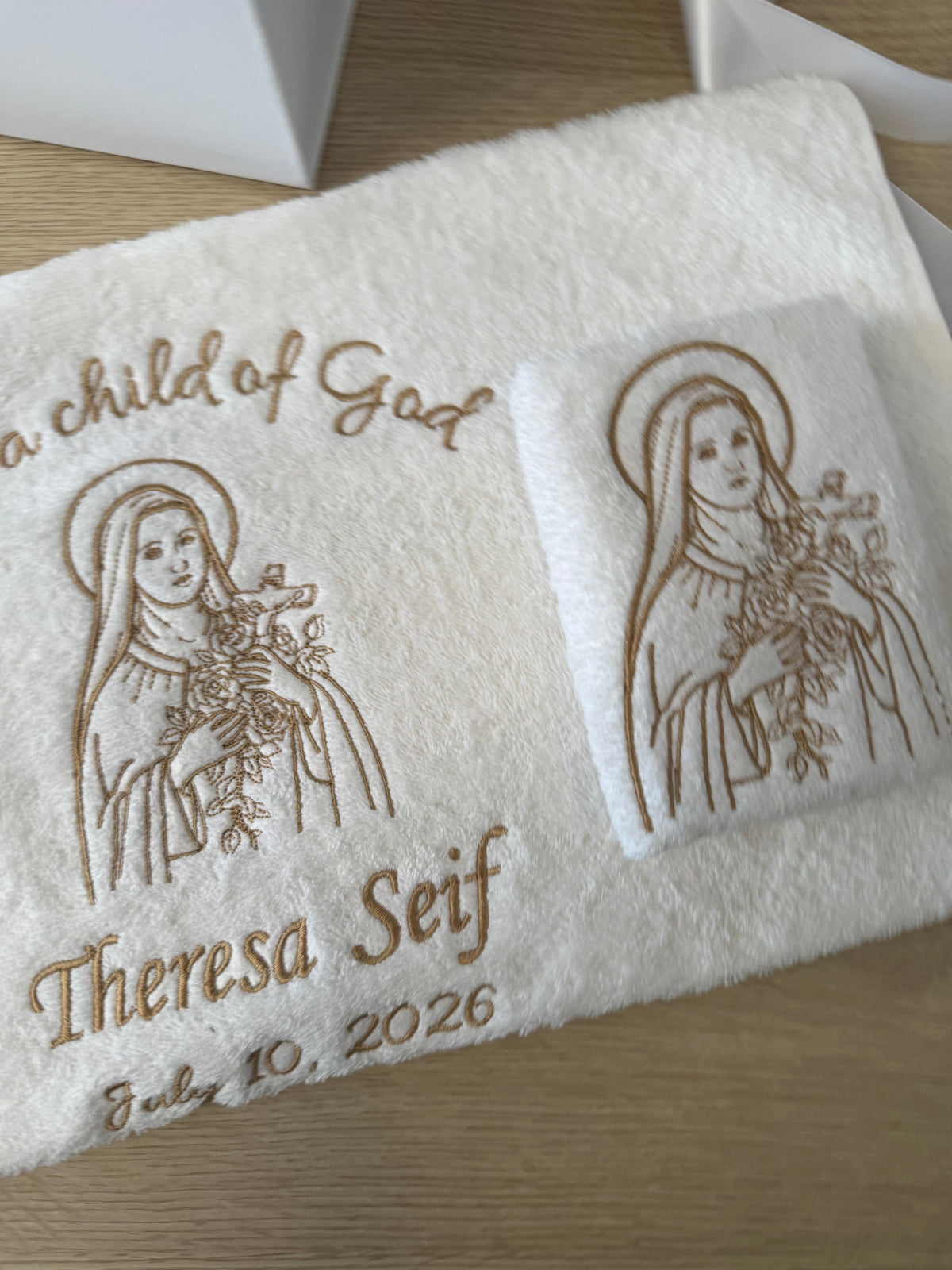 Baptism Towels set (Design 9)
