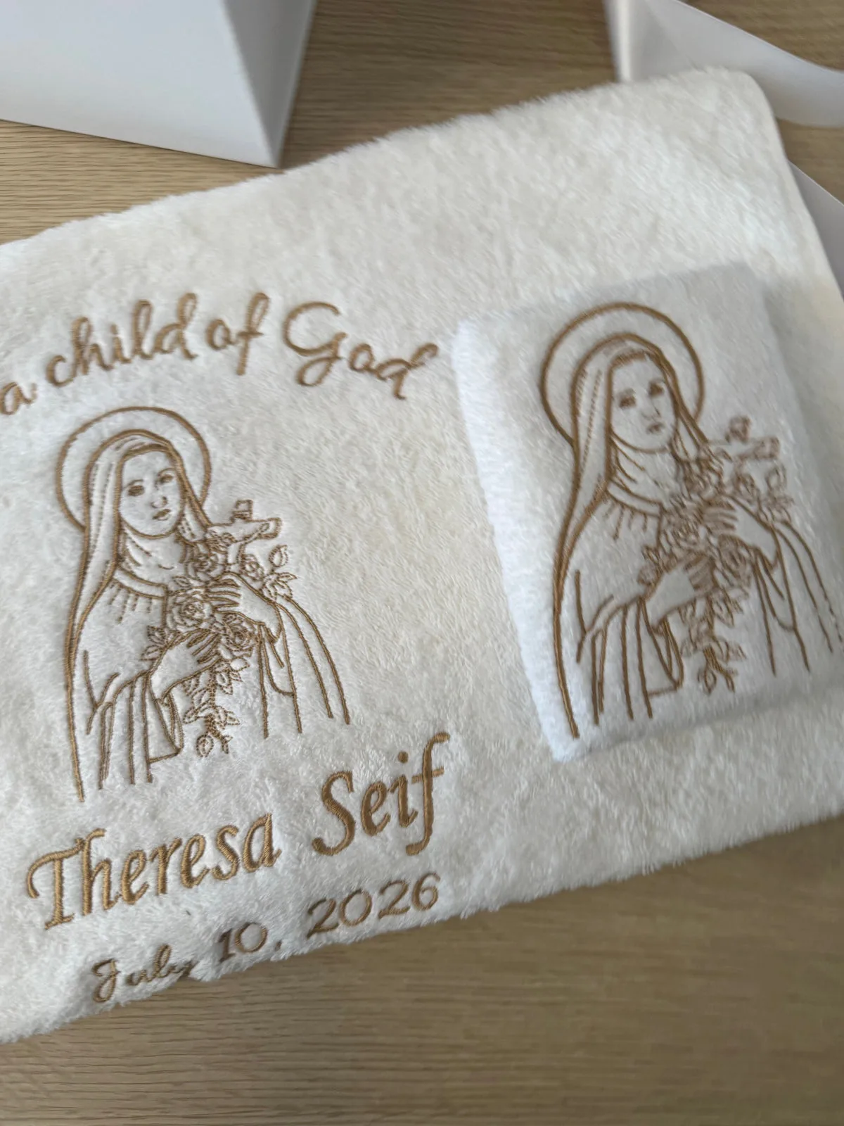 Baptism Towels set (Design 9)