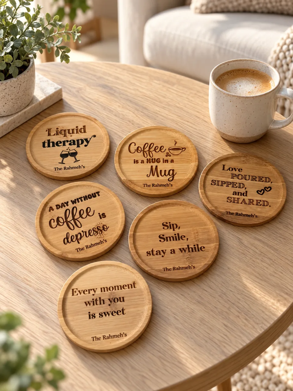 Wood coasters